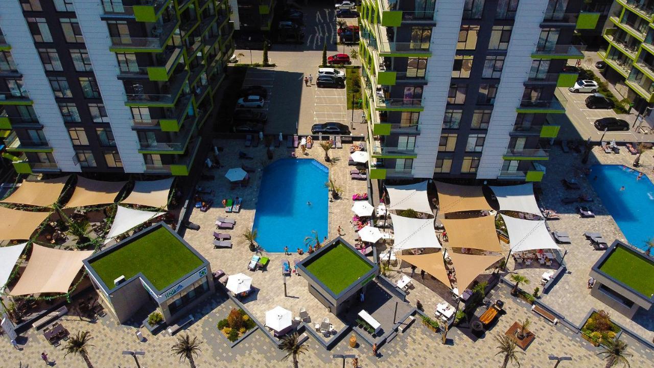 Melisea Aparthotel Pool & Spa Mamaia Nord Navodari Ngoại thất bức ảnh